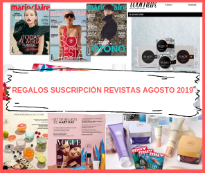 Regalos Revistas Suscripción Agosto 2019