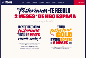 Foster´s Hollywood regala 2 meses de HBO