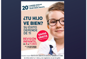 Revisión y gafas gratis