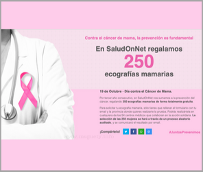 250 ecografías mamarias gratis