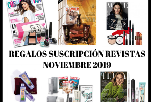 Regalos suscripción revistas Noviembre 2019