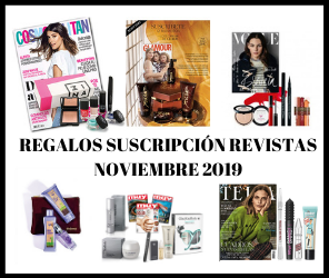 Regalos suscripción revistas Noviembre 2019