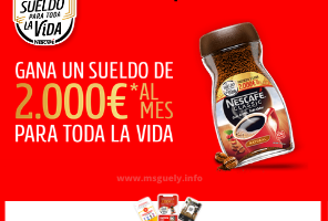 2000 euros al mes con Nescafé