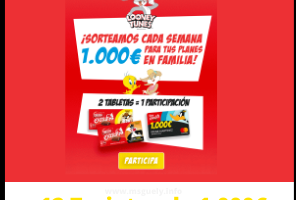 Sorteo 12 tarjetas Nestle 1000 euros