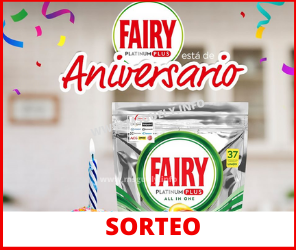 Sorteo Fairy Platinum Plus