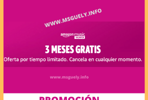 Promoción 3 meses gratis con Amazon Music Amazon Limited