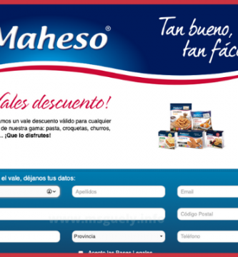 Cupón 1 euro Maheso