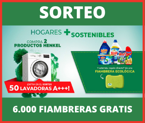 Sorteo Henkel 50 lavadoras