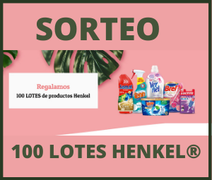 Sorteo 100 lotes Henkel