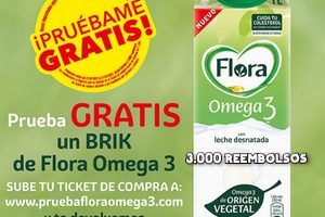 3000 reembolsos Flora Omega 3