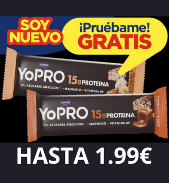 Barritas Danone gratis